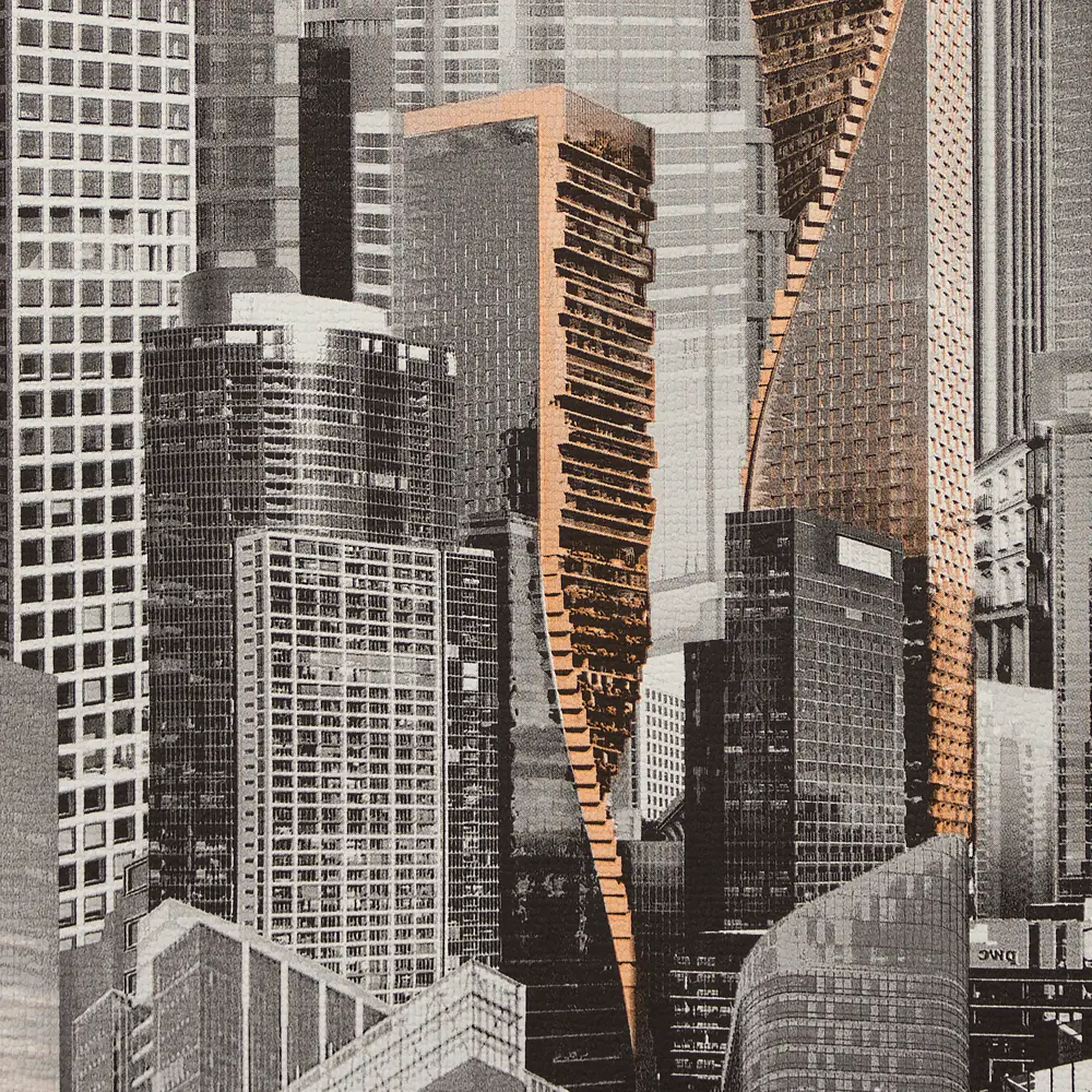 Обои бумажные Небо серо-желтые 0.53 м 1038-016 Santreyd НЕБОСКРЕБЫ STLM-2082228 - Вид №1