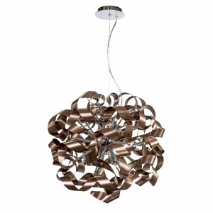 Подвесной светильник Lightstar Turbio 754128 LIGHTSTAR ДИЗАЙНЕРСКИЕ, TURBIO 072175 Коричневый