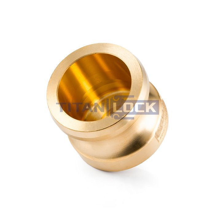 Камлок латунный тип DР, заглушка для розетки 2 1/2", TL250DPBR TITAN LOCK  - Вид №3