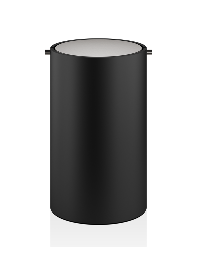 Корзина для бумаги STONE BEMD DECOR WALTHER Черный / Сталь полированная 971164  - Вид №3