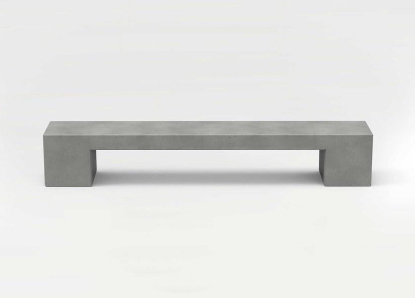 CO33 Бетонная скамейка без спинки Angulus Gb3.21b - Вид №1
