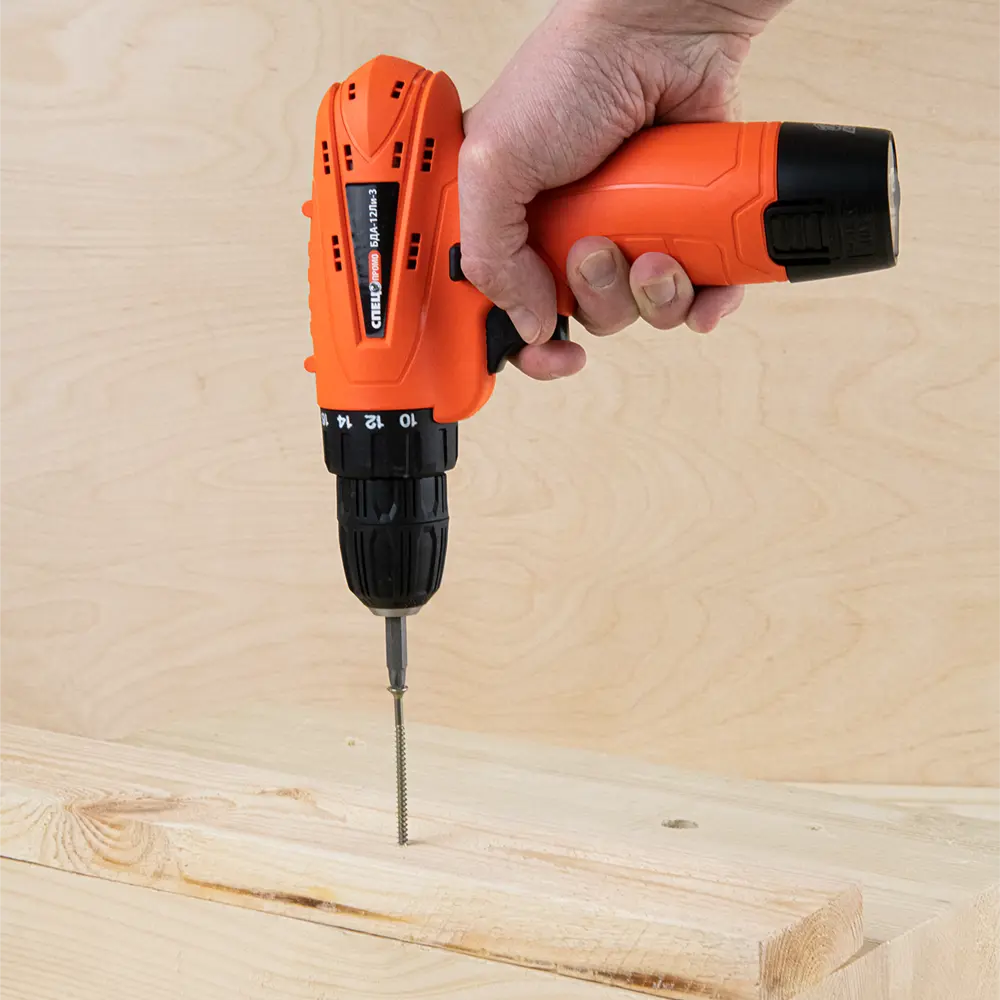 Дрель-шуруповерт аккумуляторная Спец БДА-12Ли-3, 12 В Li-Ion 2x1.3 Ач STLM-2115623 - Вид №8