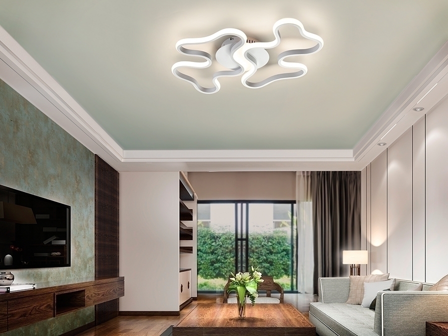 087341 Потолочный светильник большой белый Schuller Marea - Вид №3