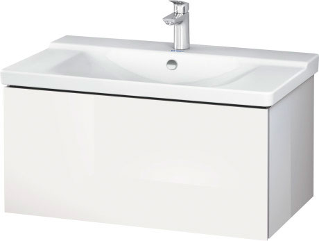 LC614700909 L-Cube Тумбочка подвесная Светло-голубой матовый декор Duravit - Вид №2