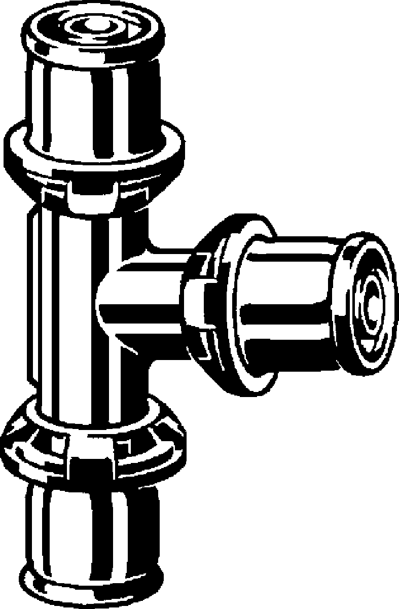 Viega Тройник 2718 (588014) 588 014 - Вид №1