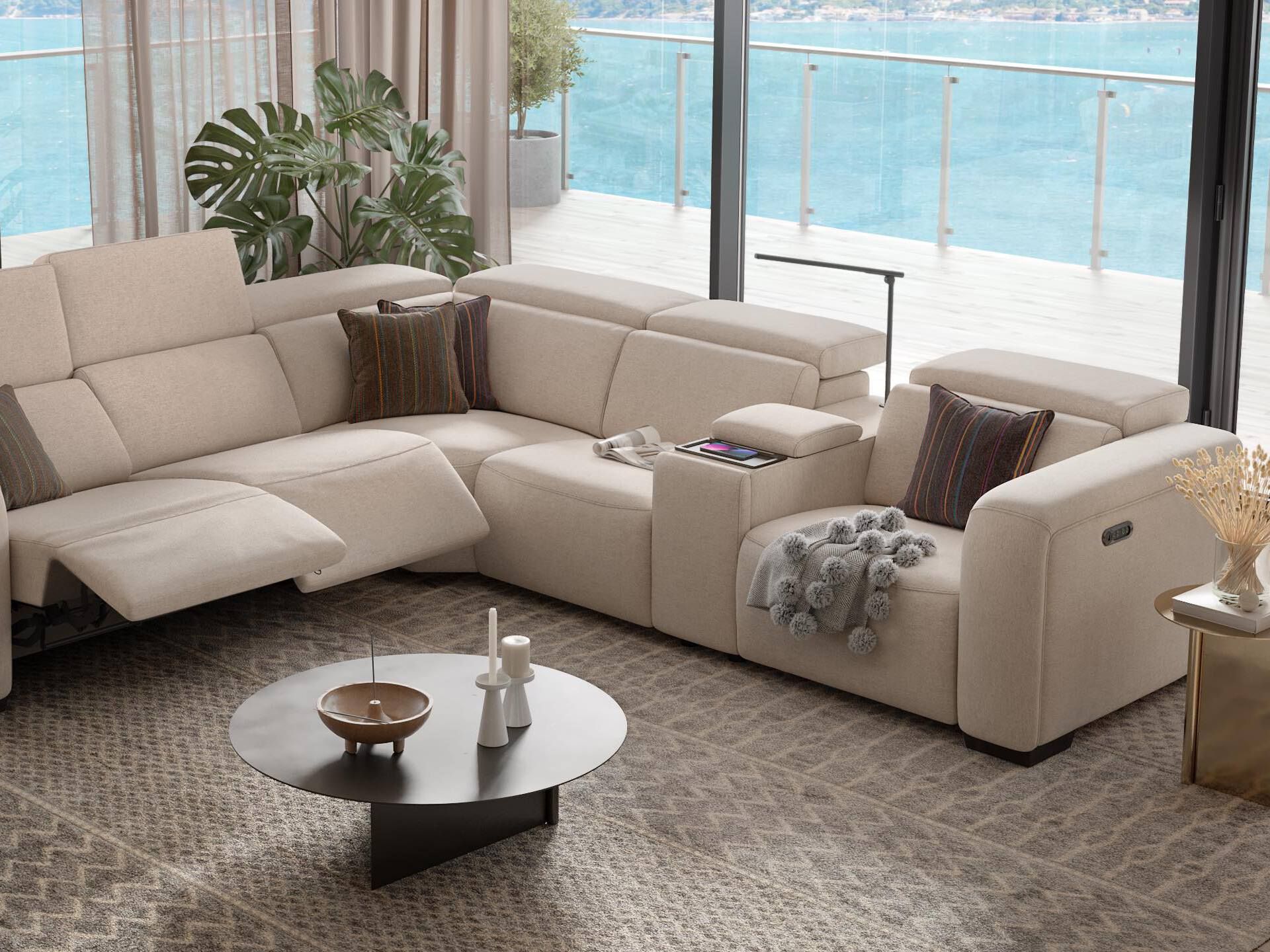 Угловой диван из ткани Sofanella Сорренто ARCH-00014430 - Вид №3