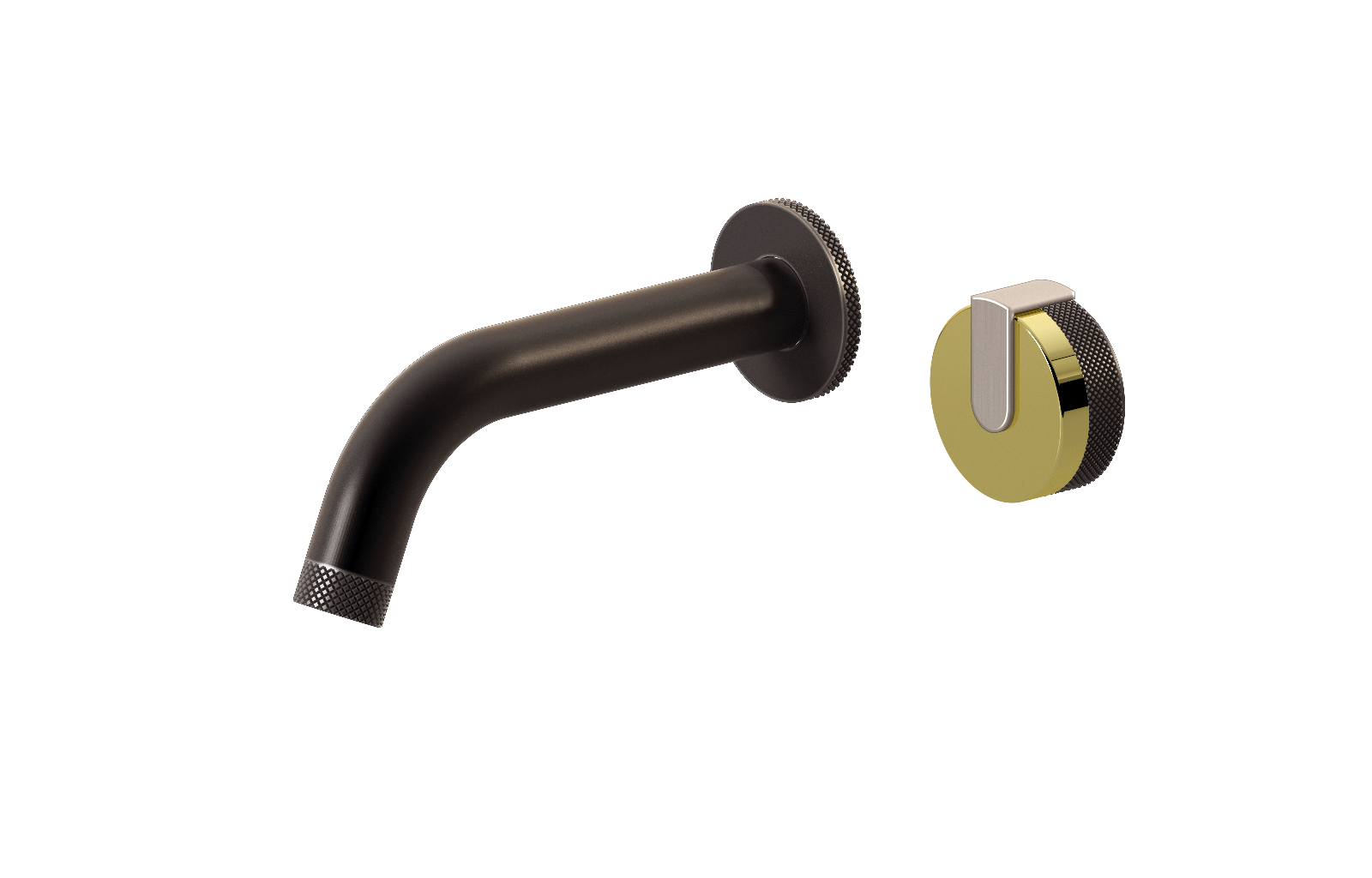 E-11535-R1PB-L1SN-GM Настенный прогрессивный смеситель скрытого монтажа для раковины GRAFF MOD+