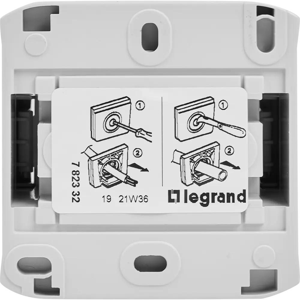 Выключатель накладной Legrand Quteo 2 клавиши цвет серый STLM-2034512 - Вид №2