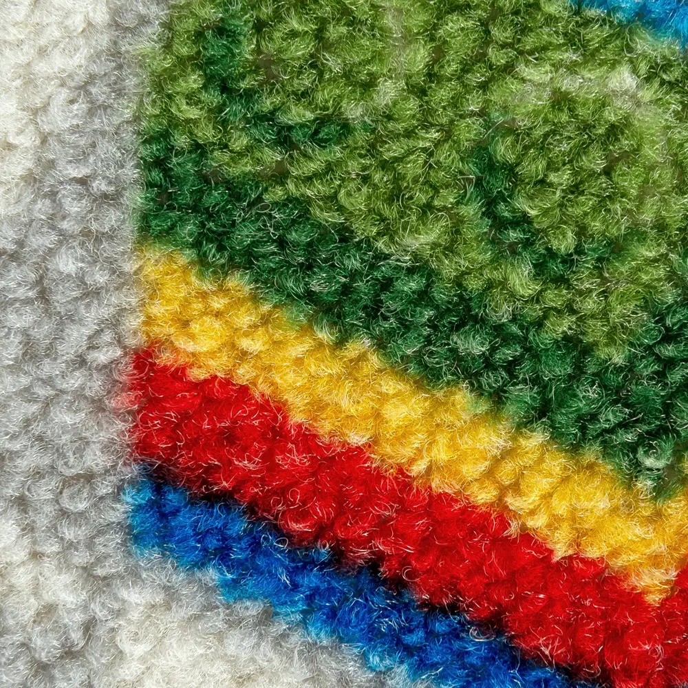 Ковровое покрытие «Конструктор», 3 м, цвет зелёный Santreyd STLM-2026621 - Вид №1