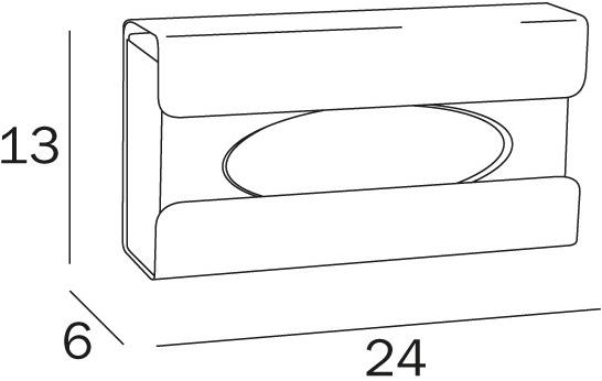 INDA® Настенная дверь из металла для гостиниц из металла Hotellerie Av8250 - Вид №1