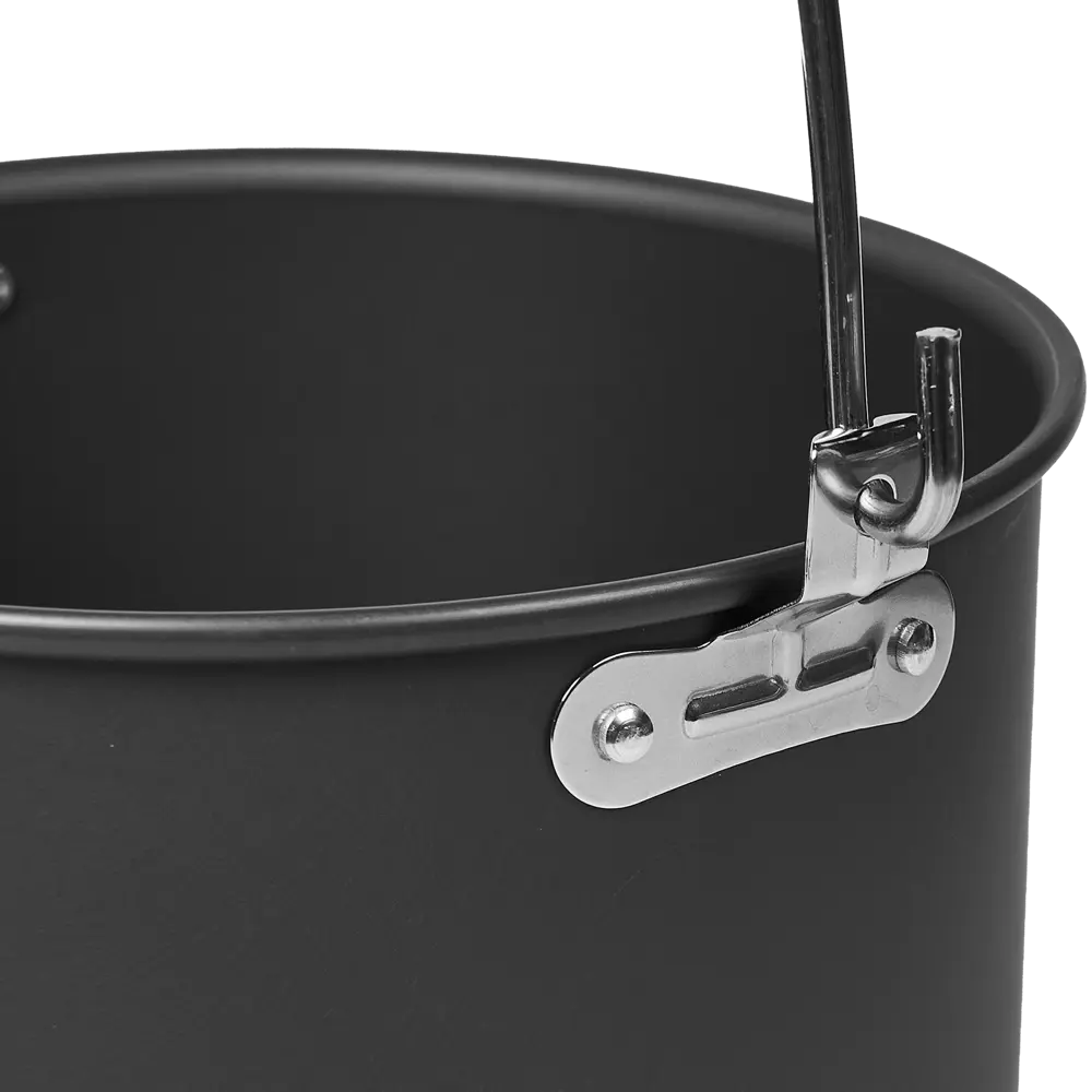 Котелок Forester Mobile 4 л алюминий черный с крышкой Santreyd STLM-2028166 - Вид №4