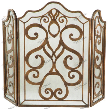 Экраны для камина 05133-460-001 Tiger Lily 3-Panel Fireplace Screen Ambella 