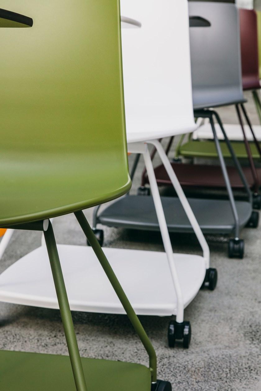 ENEA Стул для конференций из полипропилена с ящиком для хранения Tray sun-id-1463772 - Вид №22