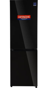 9087366 Холодильник с морозильником   Hitachi R-B410PUC6 BBK черный