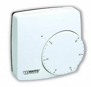 Термостат комнатный WFHT Basic с нормально закрытым сервоприводом Watts 24В