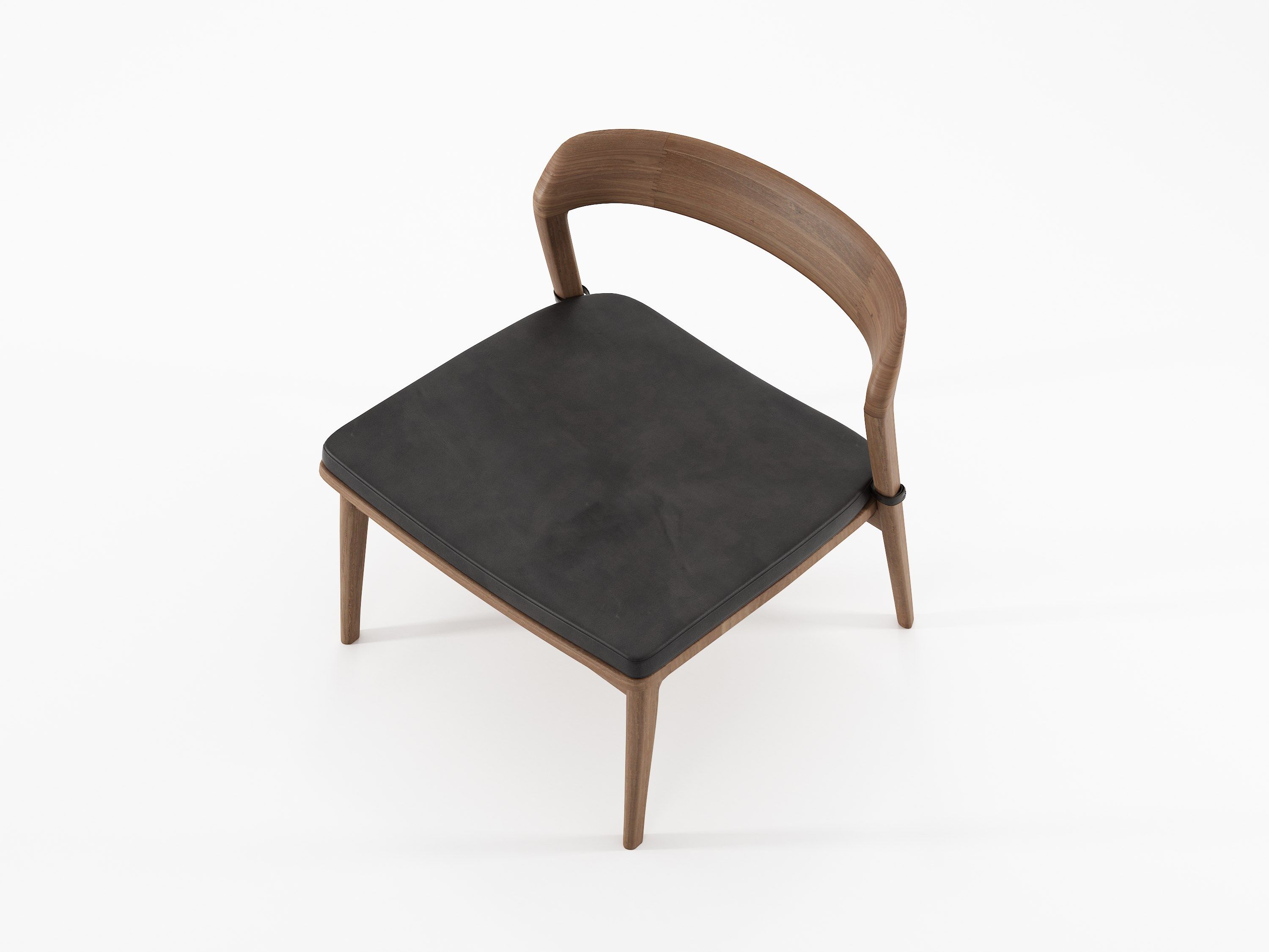 Кресло из массива дерева с мягким сиденьем KARPENTER Grasshopper ARCH-00069382 - Вид №7