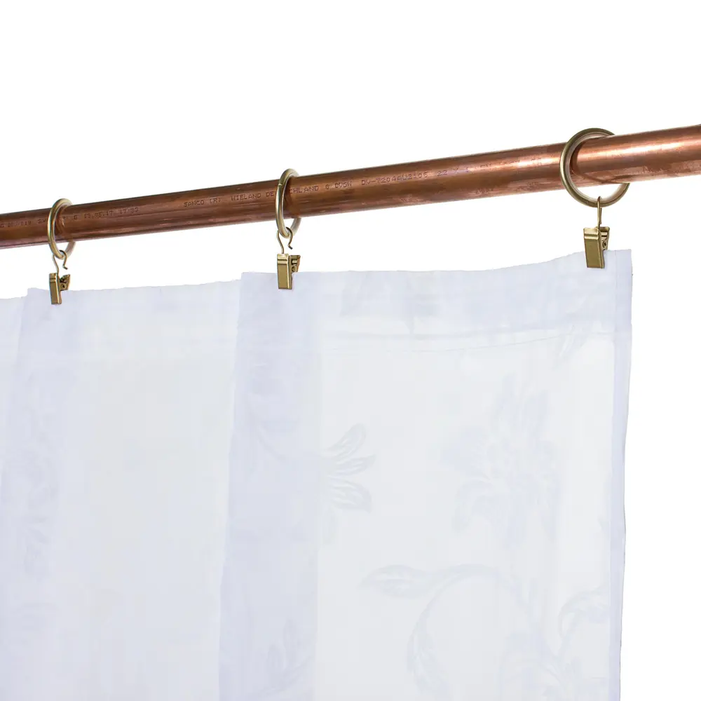 Тюль на ленте «Цветы» 250х260 см вуаль цвет белый GARDEN STLM-2088744 - Вид №2