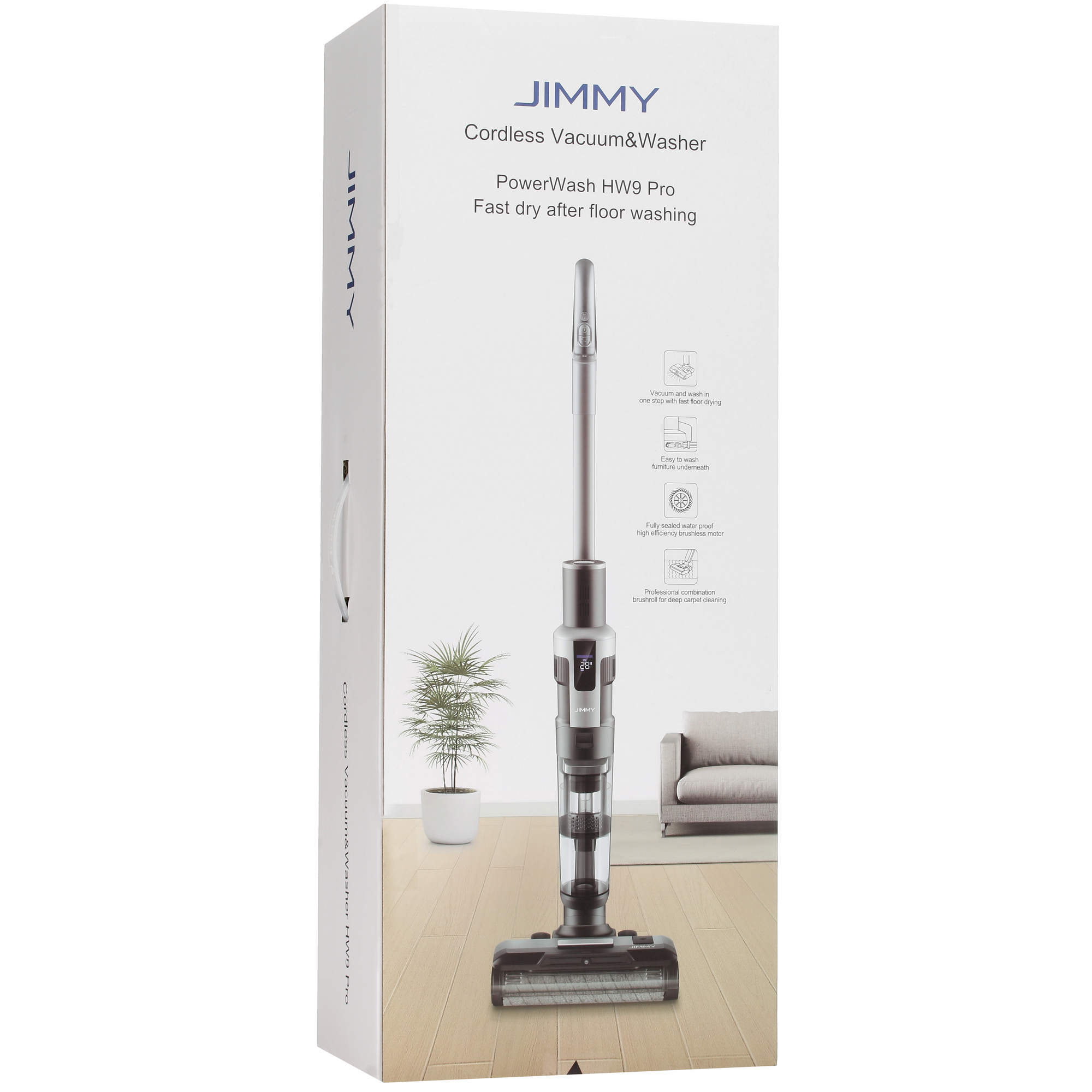 5430465 Моющий пылесос вертикальный   Jimmy HW9 Pro  черный STDN-0051757 - Вид №14