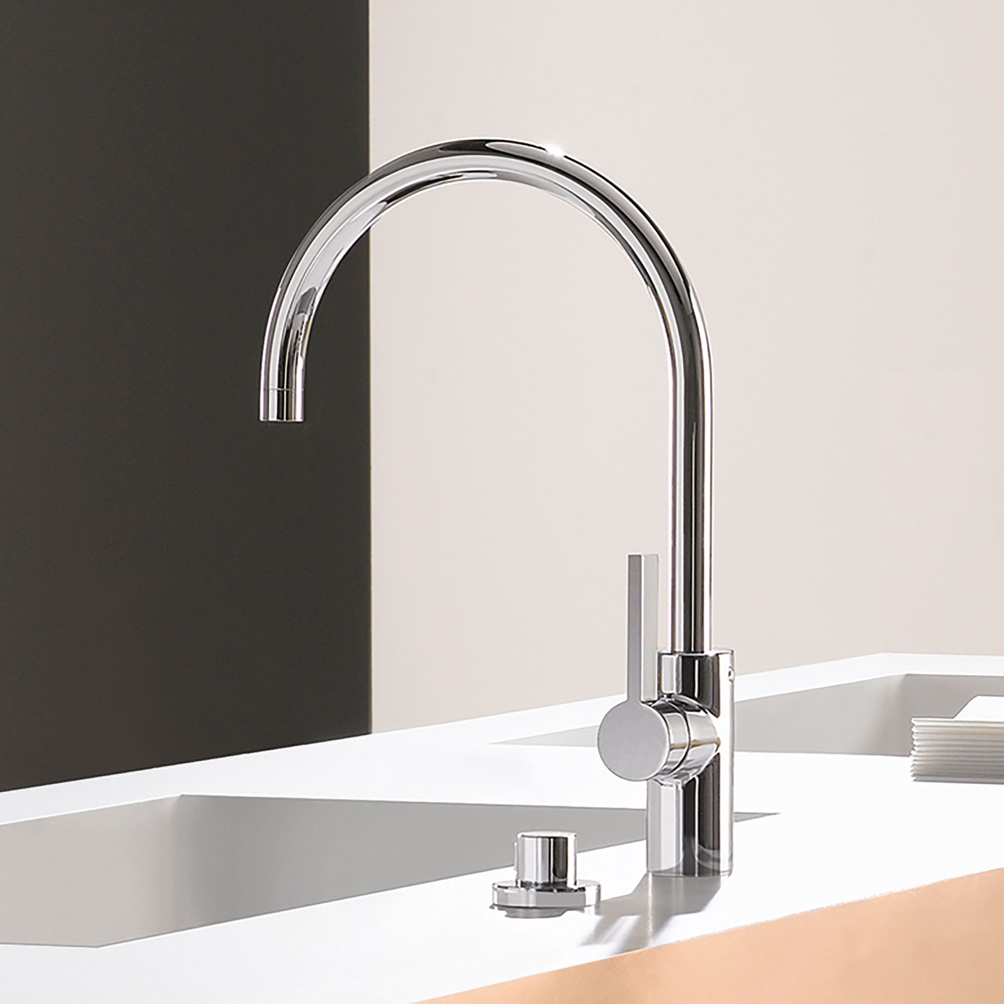 TARA ULTRA Смеситель однорычажный - Матовый хром DornBracht 33816875-93 - Вид №1