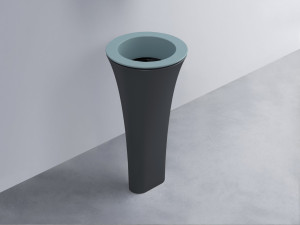 AMLA45-PL+AMPILT-N+AMCOLT-BA Раковина Amedeo Tondo отдельностоящая cielo Enjoy + Amedeo