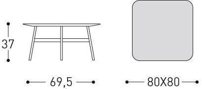 Varaschin Круглый журнальный столик из мрамора Summer set 3018 - Вид №5