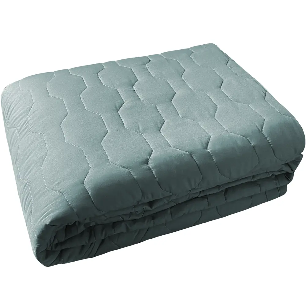 Покрывало 200x240 см микрофибра цвет серо-голубой Santreyd STLM-2071375