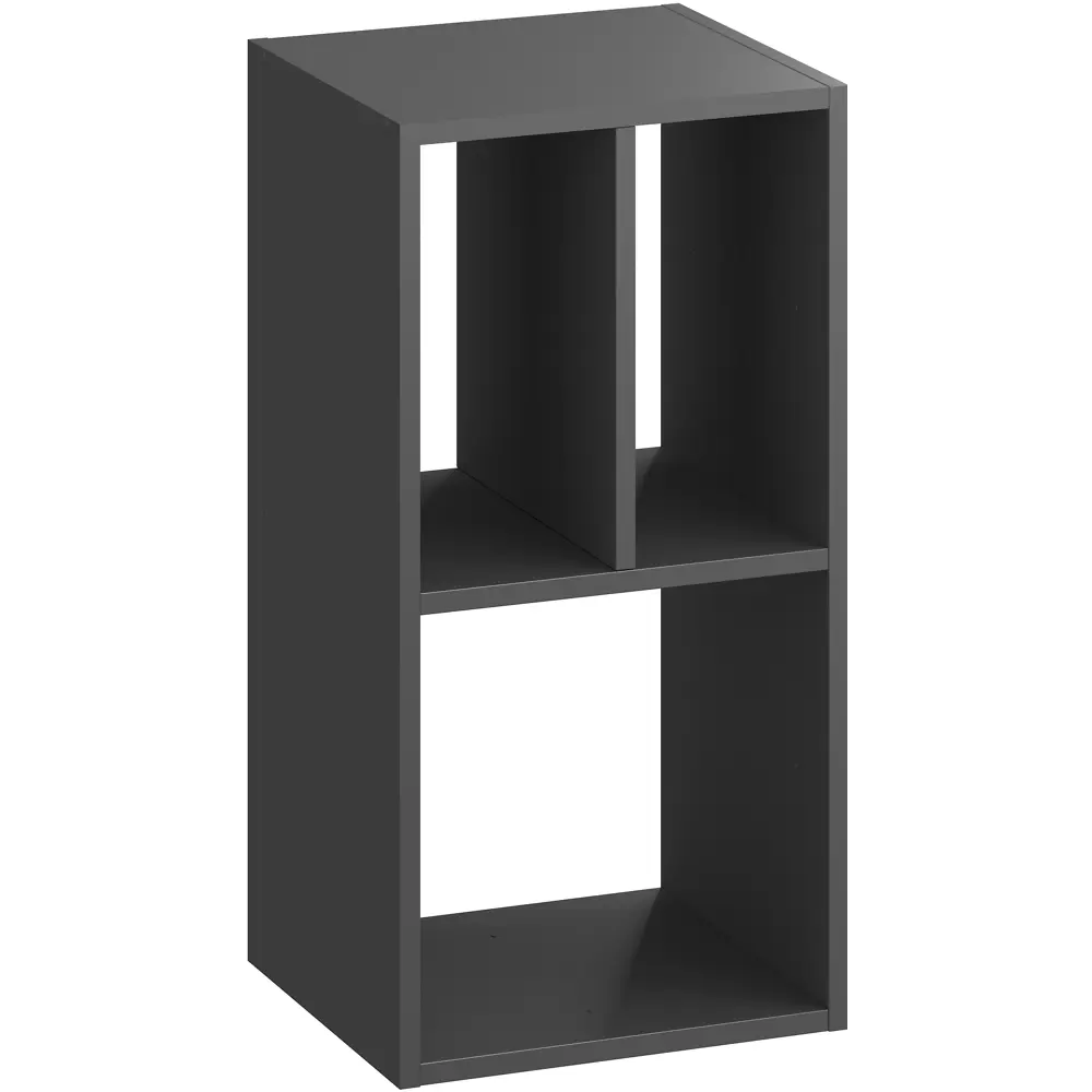 Полка для стеллажа SPACEO KUB 380x323 мм, ДСП, цвет графит STLM-2152212 - Вид №3