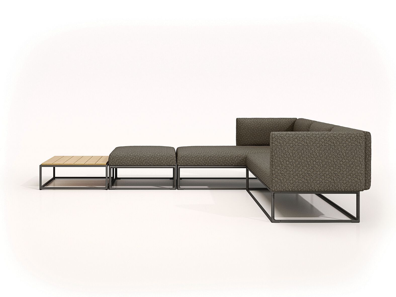 Угловое садовое кресло из ткани Gloster Майя ARCH-00051219 - Вид №5