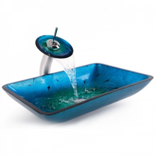 C-GV204RE-15mm-KGW1700 Накладная раковина на столешницу  прямоугольная Krausru 