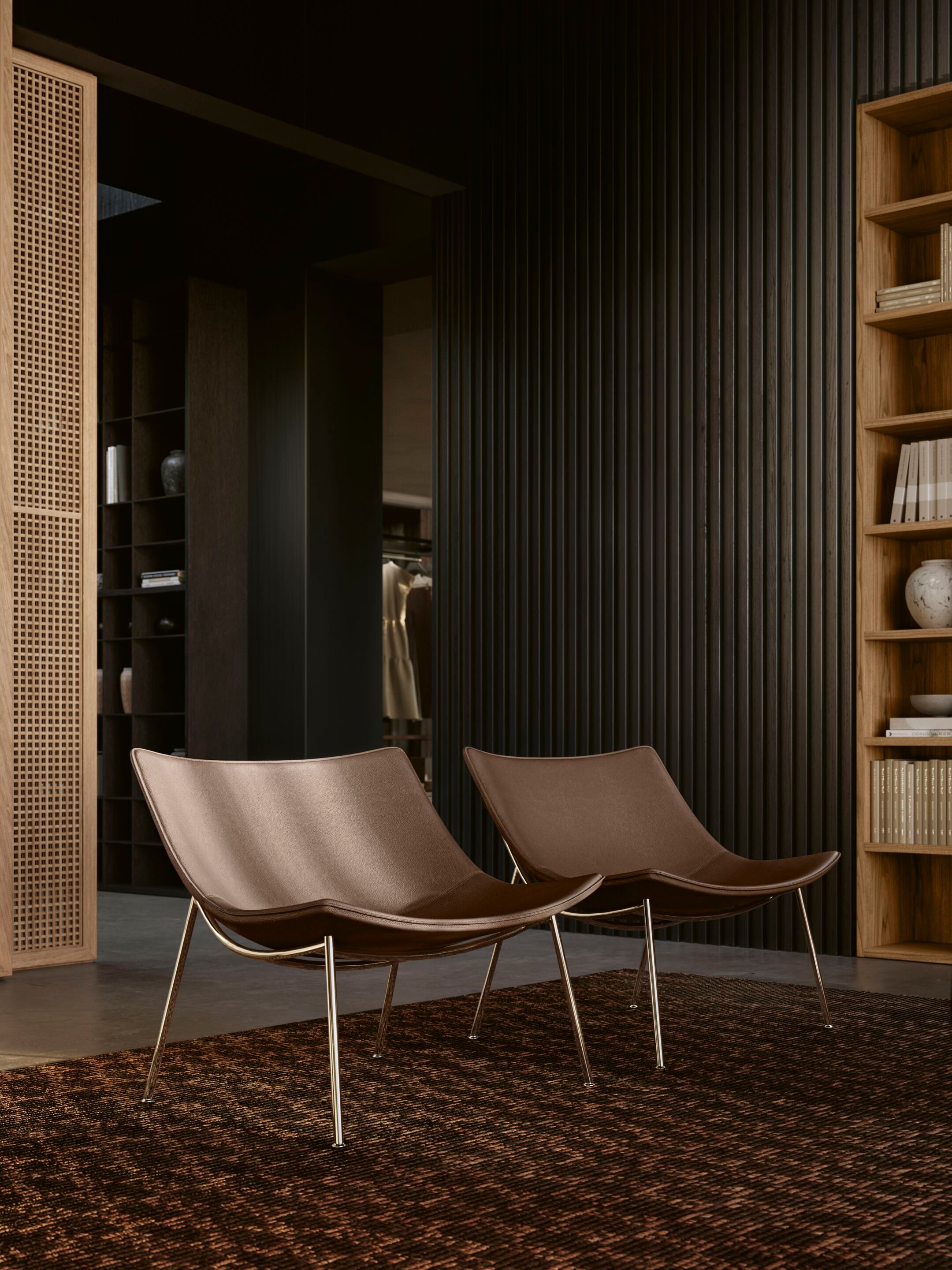 Кожаное кресло с металлическим каркасом Lema OMEGA ARCH-00151496 - Вид №9