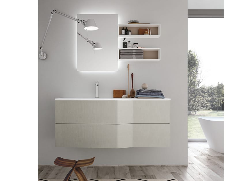 Подвесной умывальник с ящиками Gruppo Geromin Str8 ARCH-00038098