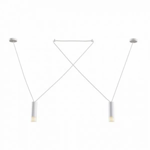 Светильник потолочный светодиодный на 2 лампы белый Davida MOD035PL-02W TECHNICAL TECHNICAL 00-3957063 Белый