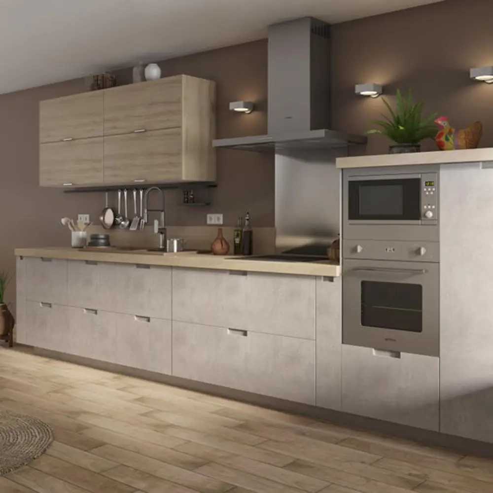 Фасад для кухонного шкафа Берлин 59.7x38.1 см Delinia ID МДФ цвет серый STLM-2165087 - Вид №9