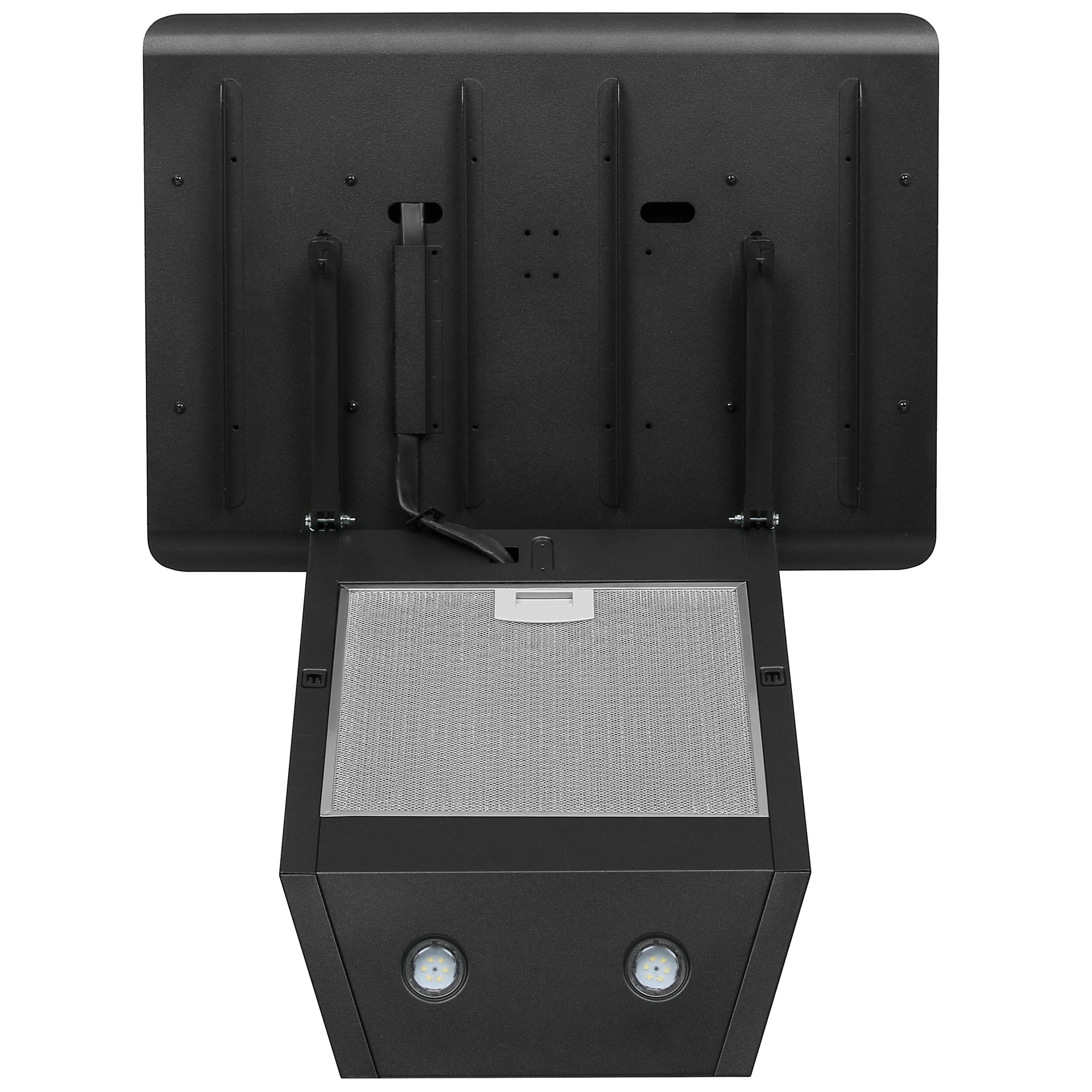 9046666 Вытяжка наклонная KRONA URAN 600 DN BLACK 4S серый/черный STDN-0137972 - Вид №7