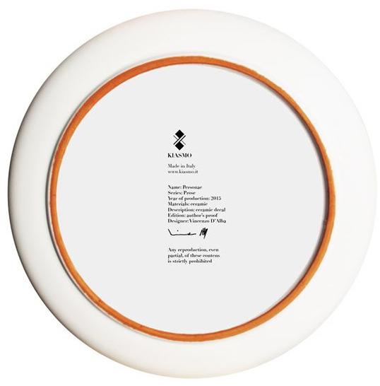Kiasmo Керамическая тарелка Prose 2015kddprope - Вид №2