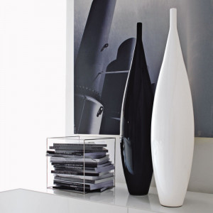 Q126BIX90 Зои ваза Adriani e Rossi белый