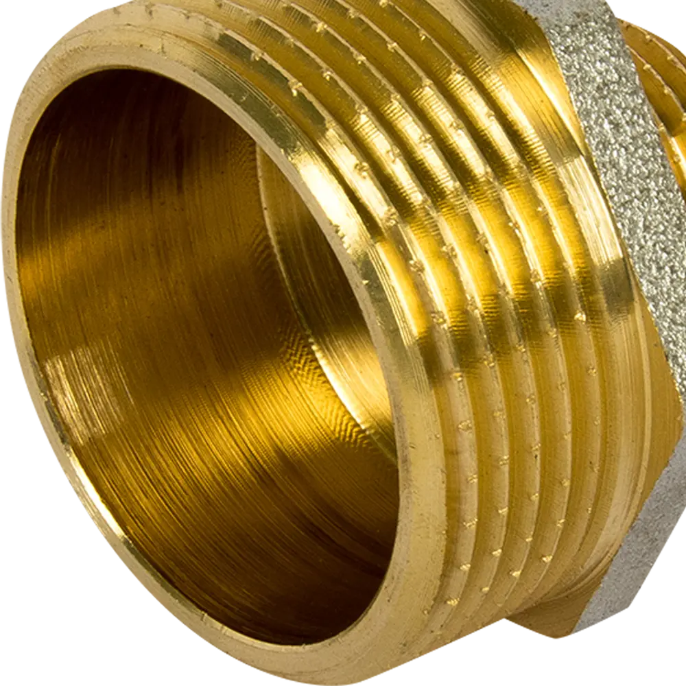 Ниппель переходной 1 1/4"x1/2" НР мм никелированная латунь 027-8975 Santreyd STLM-2074349 - Вид №1