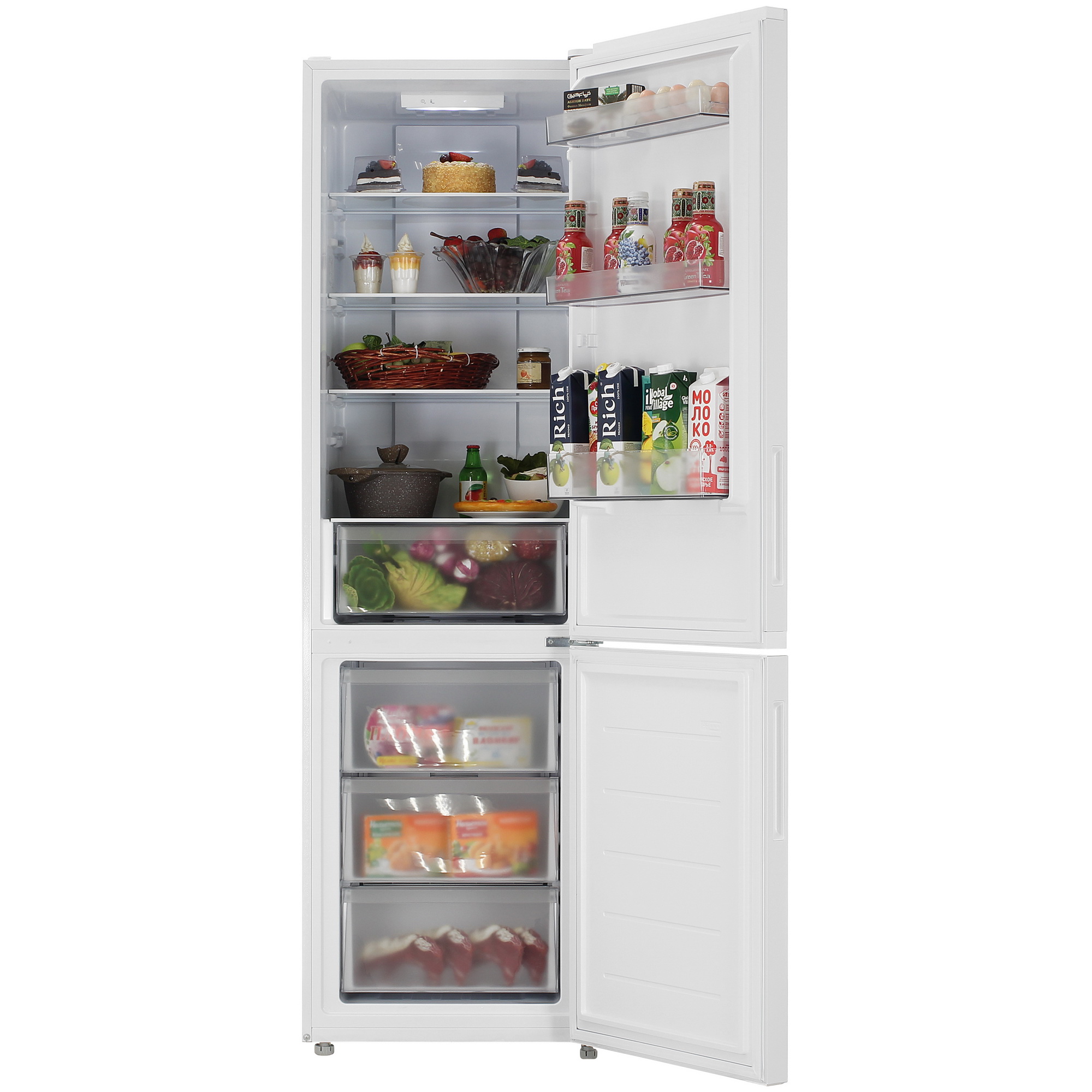 9267980 Холодильник с морозильником   Candy CFN6200W белый STDN-0117254 - Вид №5