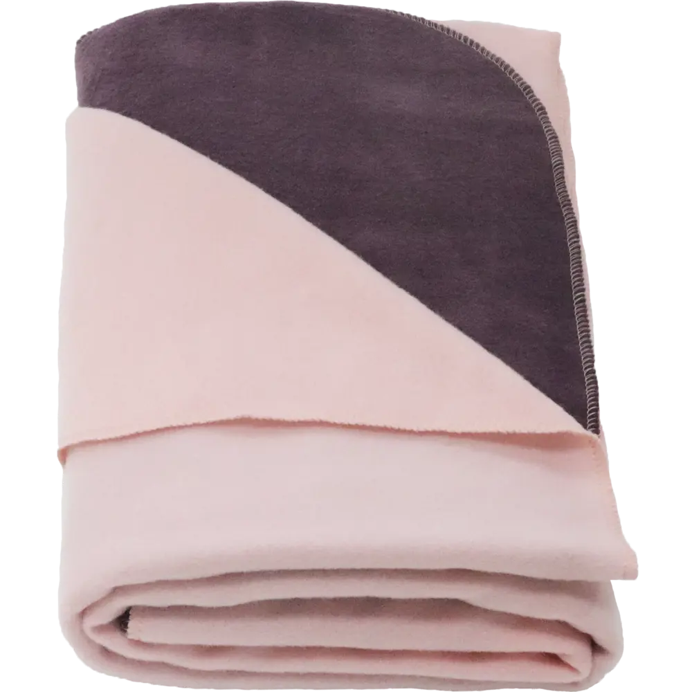 Плед Turin 130x170 см флис цвет бордо-розовый Ardenza STLM-2003742 - Вид №2