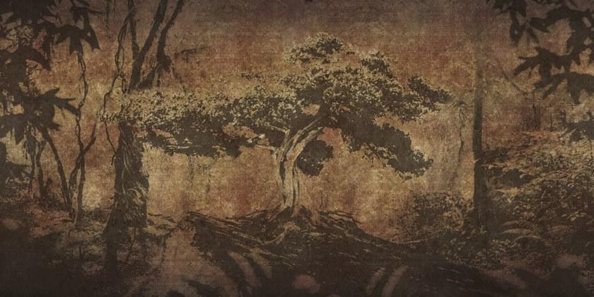 Inkiostro Bianco Сусальное золото обои с пейзажами Goldenwall 2020 Inklask2001,2 - Вид №2