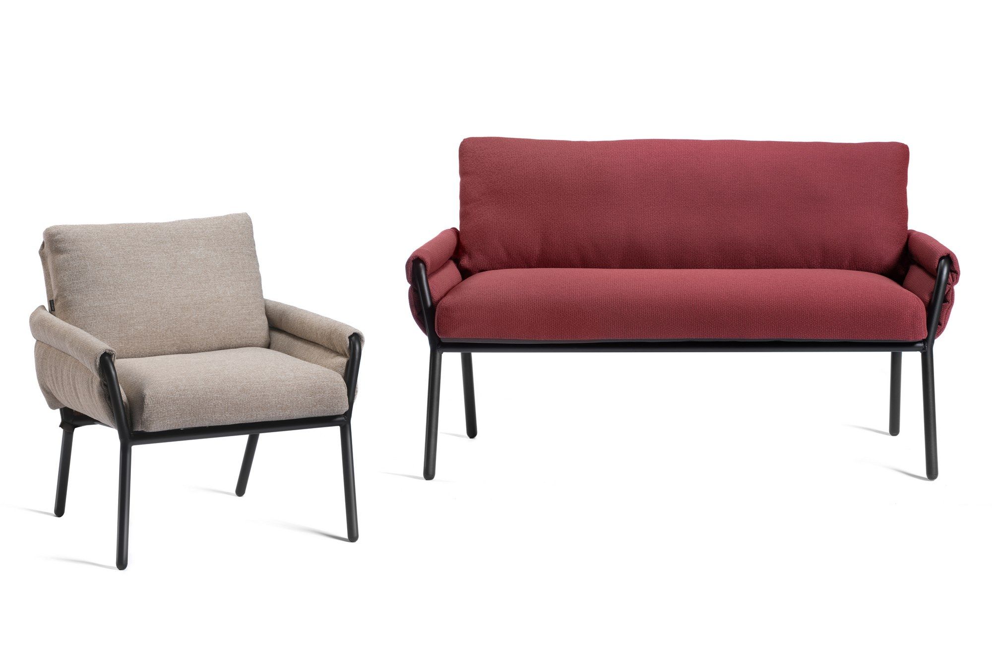 Тканевое кресло с подлокотниками GABER Coachella ARCH-00125575 - Вид №2