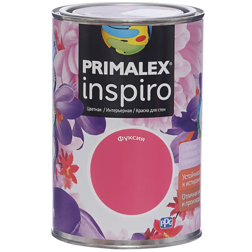 Краска Primalex Inspiro 1 л Фуксия STLM-2188576 - Вид №1