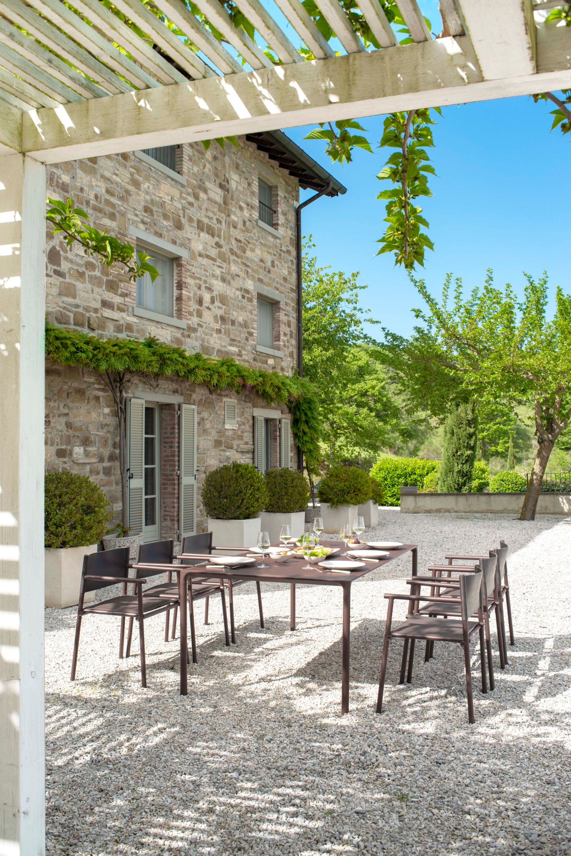 Прямоугольный садовый стол из керамогранита emu Terramare ARCH-00097031 - Вид №3