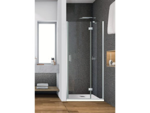 Хрустальная ниша душевая кабина с распашной дверью