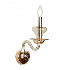 Бра настенное бежевое шампань iLamp Mercury W9448-1 ILAMP MERCURY 00-3949144 Бежевый;золото