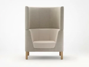 Ross Gardam Кресло из ткани с высокой спинкой Tailored