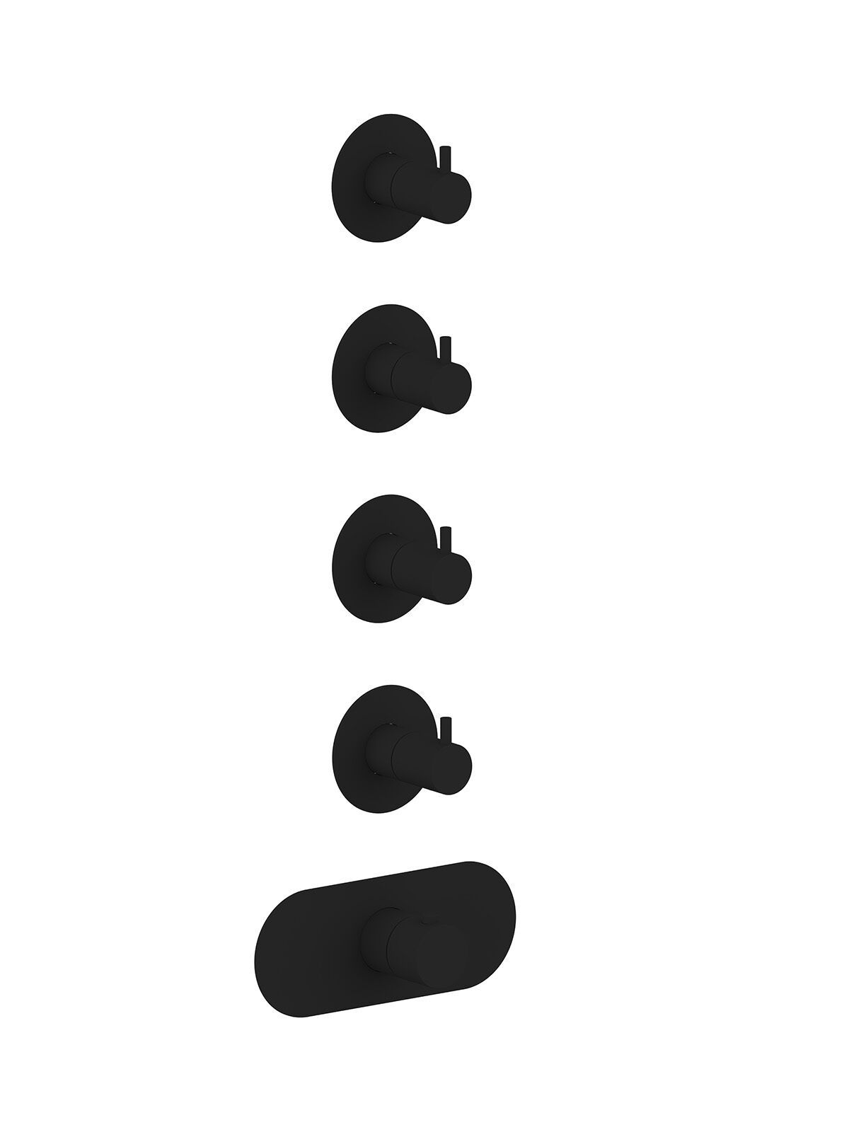 Термостатический смеситель для душа с 5 отверстиями Rubinetterie Frattini отдельная эстетика ARCH-00091137 - Вид №7