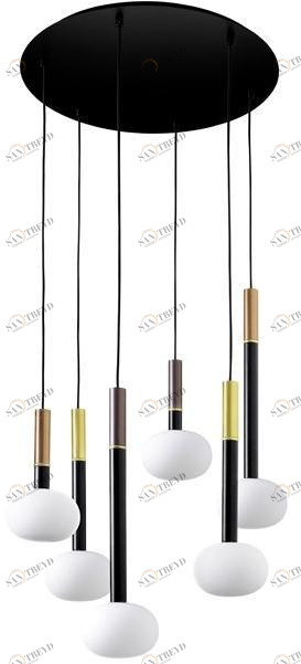 Miloox Подвесной светильник из металла и опалового стекла Mose 1744.233