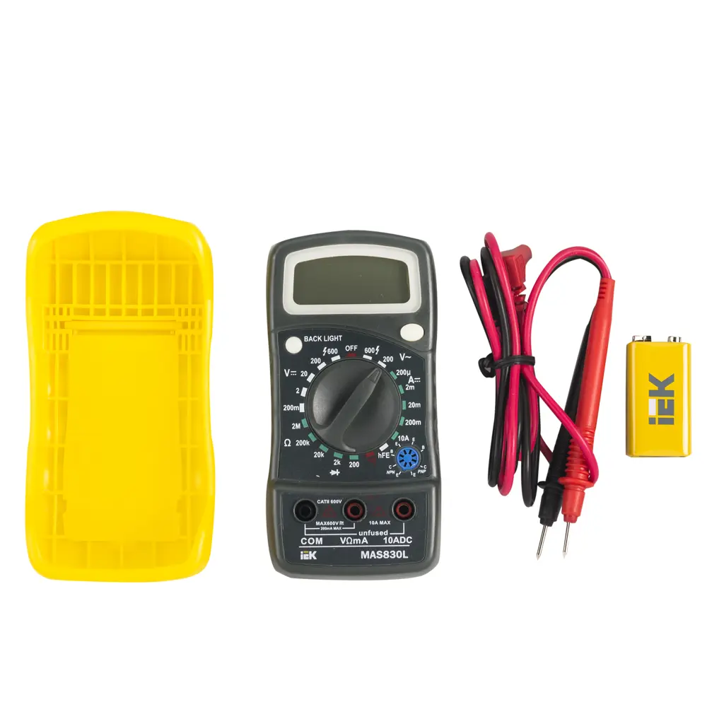 Мультиметр цифровой IEK Master MAS830L STLM-2107063 - Вид №1
