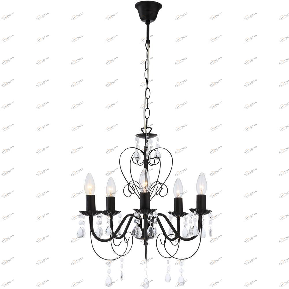 Подвесная люстра Globo Pinja 63127-5 GLOBO PINJA 107980 Черный Ceramica Globo 